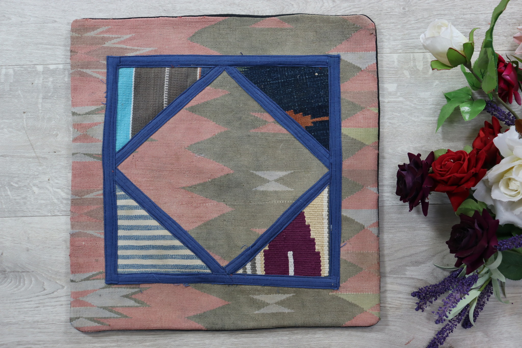 35x35 cm Vintage Patchwork cushion pillow Duri   Nr:10 to 18