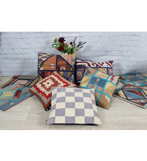 35x35 cm orient Afghan Patschwork bodenkissen kelim Kissen Duri  Nr:28 bis 35