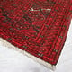 67x43 cm antique ersari hand-knotted  turkmen doormat bukhara oriental carpet. 22/1