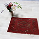 67x43 cm antique ersari hand-knotted  turkmen doormat bukhara oriental carpet. 22/1