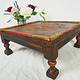 40x40 cm Very rare Antique solid wood orient tea table sidtable from Afghanistan Pakistan No:20A