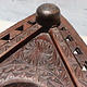 Antique  wooden Unique table  from Afghanistan Nuristan with a beautiful rich patina