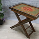 wood coffee table tea table orient Bohemian Trolley Folding table Tray table laptop table No-3