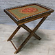 wood coffee table tea table orient Bohemian Trolley Folding table Tray table laptop table No-3