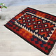 96x76  cm  oriental Handmade nomadic  kilim from north Afghanistan   - 12