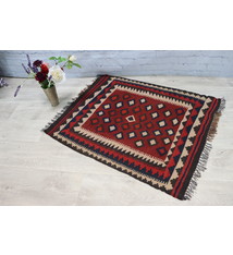 96x60  cm  oriental Handmade nomadic  kilim from north Afghanistan No:  - 14
