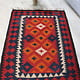 100x76 cm  oriental Handmade nomadic  kilim from north Afghanistan   - 15