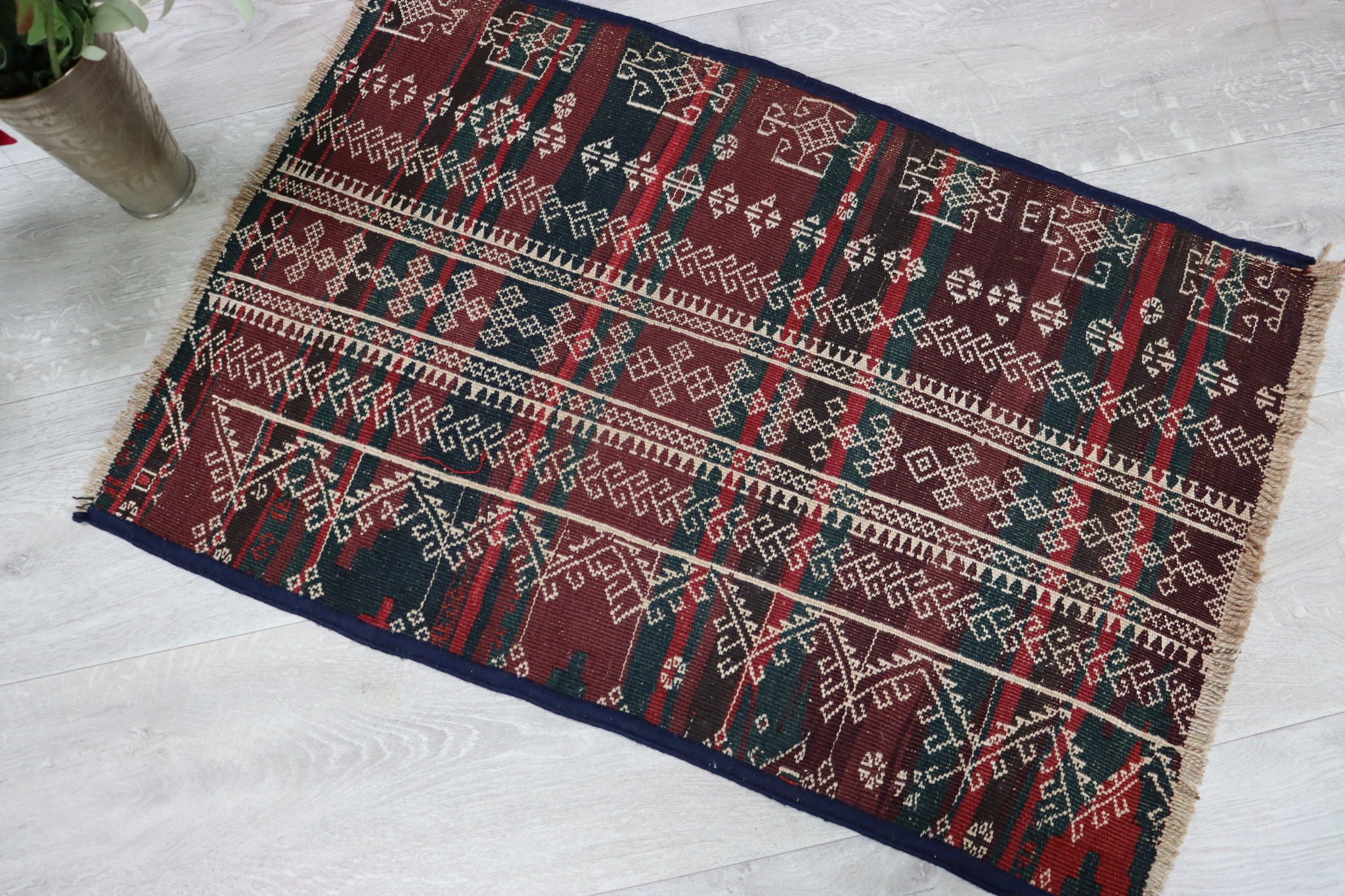 71x50 antique tribal Nomadic Baluch nomads belotsch sumakh Balouch Vintage Kilim rug from Afghanistan No-22/PK-18