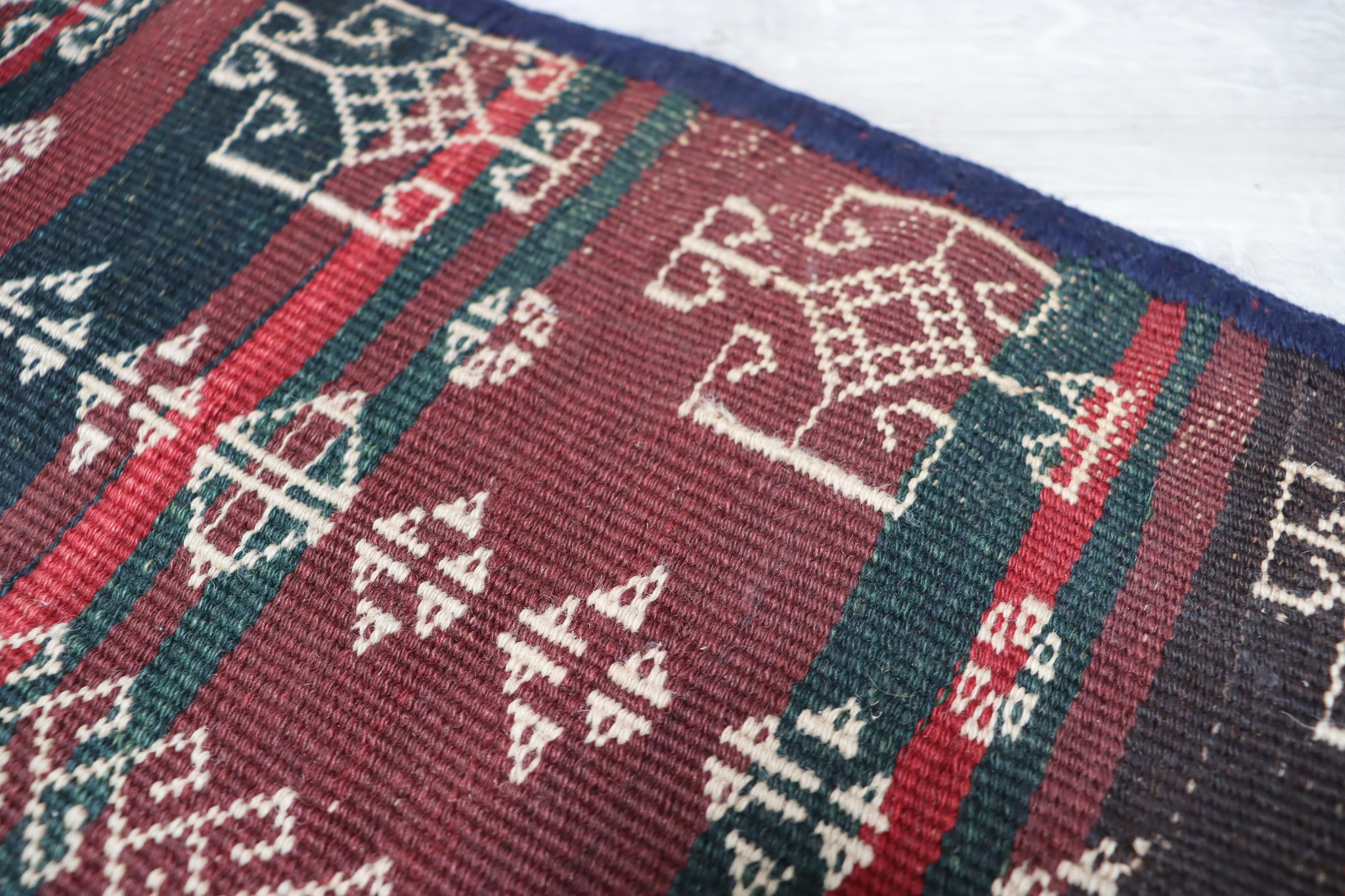 71x50 cm Antik orient handgewebte Teppich Nomaden Balucsumakh kelim afghan Beloch kilim Nr-22/PK-18