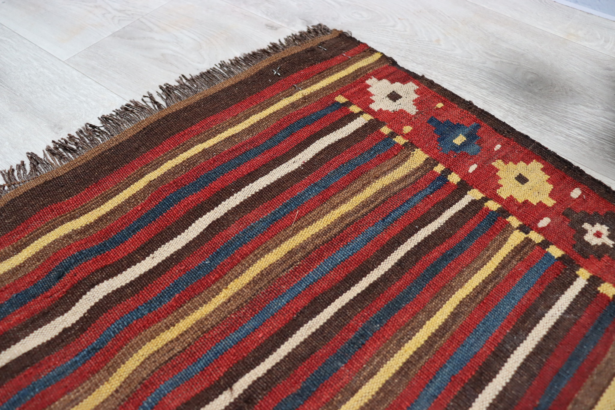 77x67  cm antique tribal Nomadic Baluch nomads belotsch sumakh Balouch Vintage Kilim Tataren rug from Afghanistan No.22