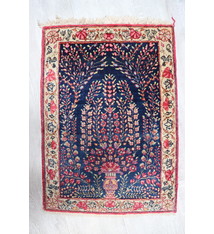 25,5" x 18' 1" (inch) Antique Oriental Hand Knotted  nomadic Beloch Wallrug doormat Rug  No:23