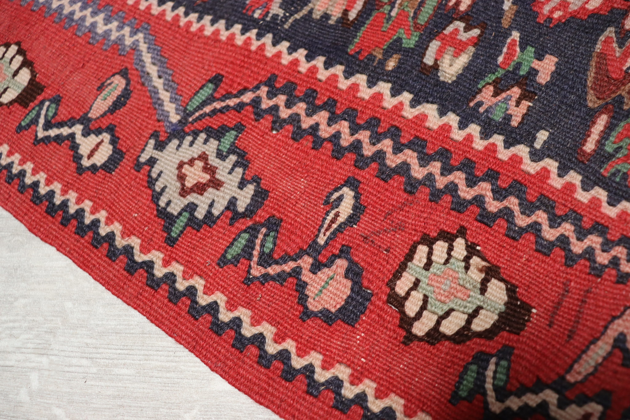 150x115 cm alte orient Teppich Nomaden kelim kilim saneh no:25