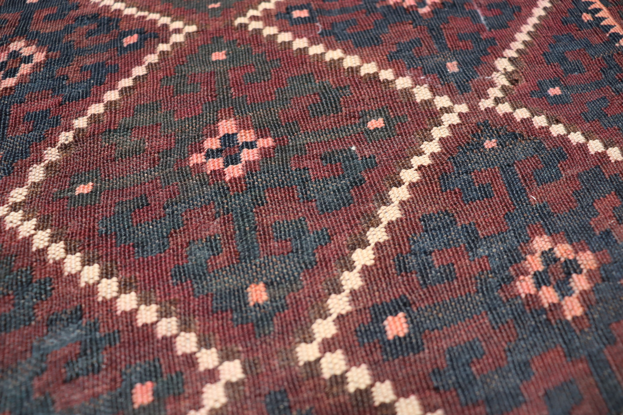75x75 antique tribal Nomadic Baluch nomads belotsch sumakh Balouch Vintage Kilim Tataren rug from Afghanistan No.29