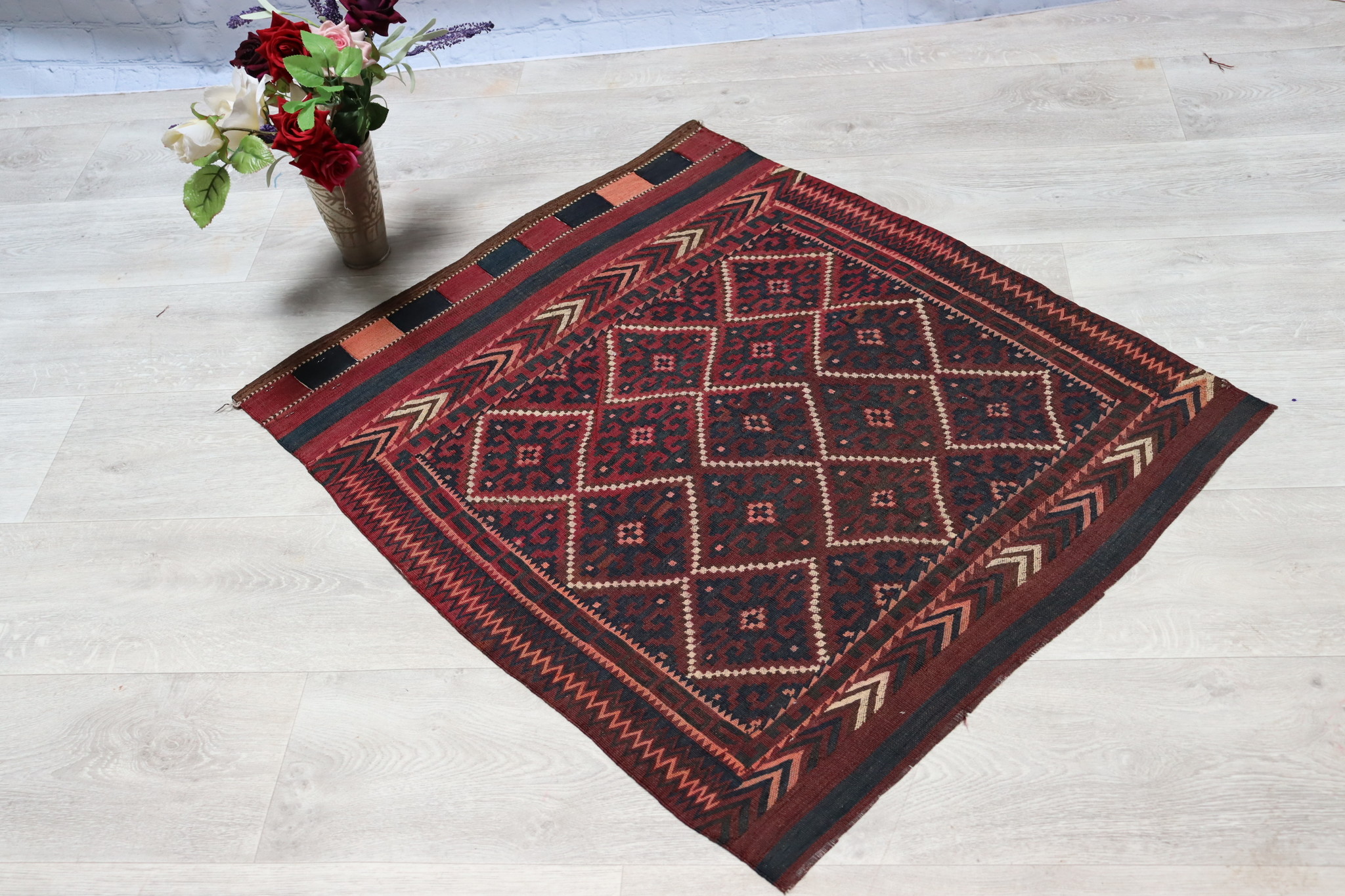 85x75 cmantique tribal Nomadic Baluch nomads belotsch sumakh Balouch Vintage Kilim Tataren rug from Afghanistan No.49