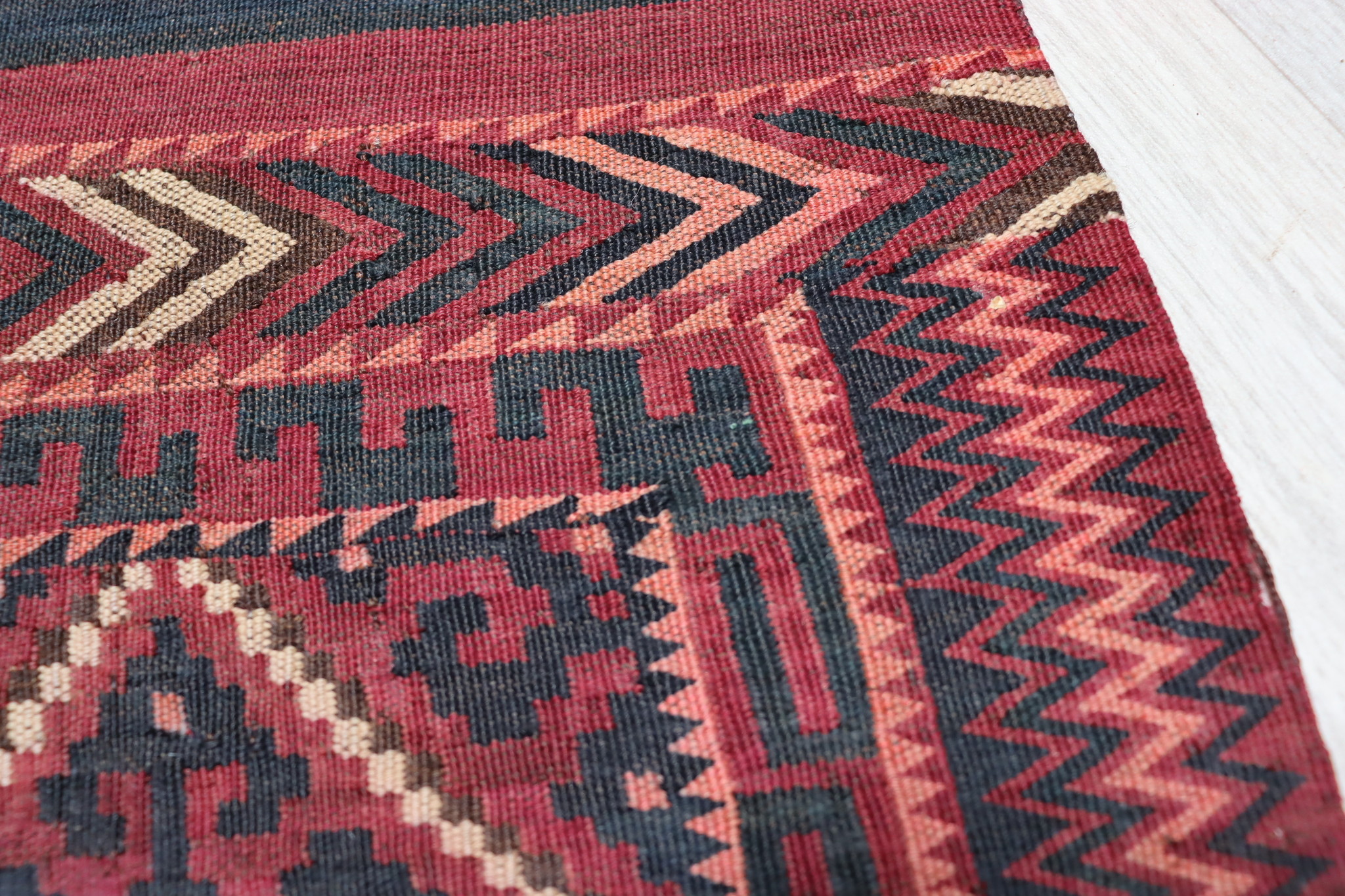 85x75 cm Antik orient handgewebte Teppich Nomaden Balucsumakh kelim afghan Beloch kilim Tataren Nr:49