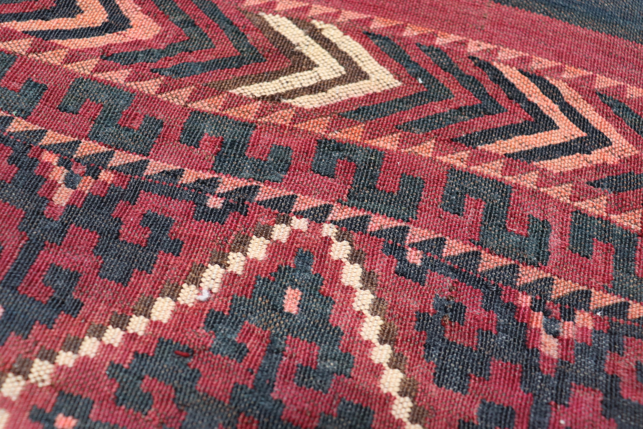 85x75 cm Antik orient handgewebte Teppich Nomaden Balucsumakh kelim afghan Beloch kilim Tataren Nr:49