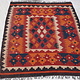 97x83 cm  oriental Handmade nomadic  kilim from north Afghanistan   - 33