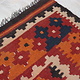 97x83 cm  oriental Handmade nomadic  kilim from north Afghanistan   - 33