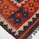 97x83 cm  oriental Handmade nomadic  kilim from north Afghanistan   - 33