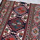 100x50 cm Antik orient handgewebte Teppich Nomaden Keim Shahsavan sumakh mafrash front Vorderseite Nr- 35