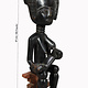 Vintage African Folk Art Statue Mother Fertility Carved Wood Sculpture Chokwe Figure Carving, Figure, Statue, Sculpture K1
