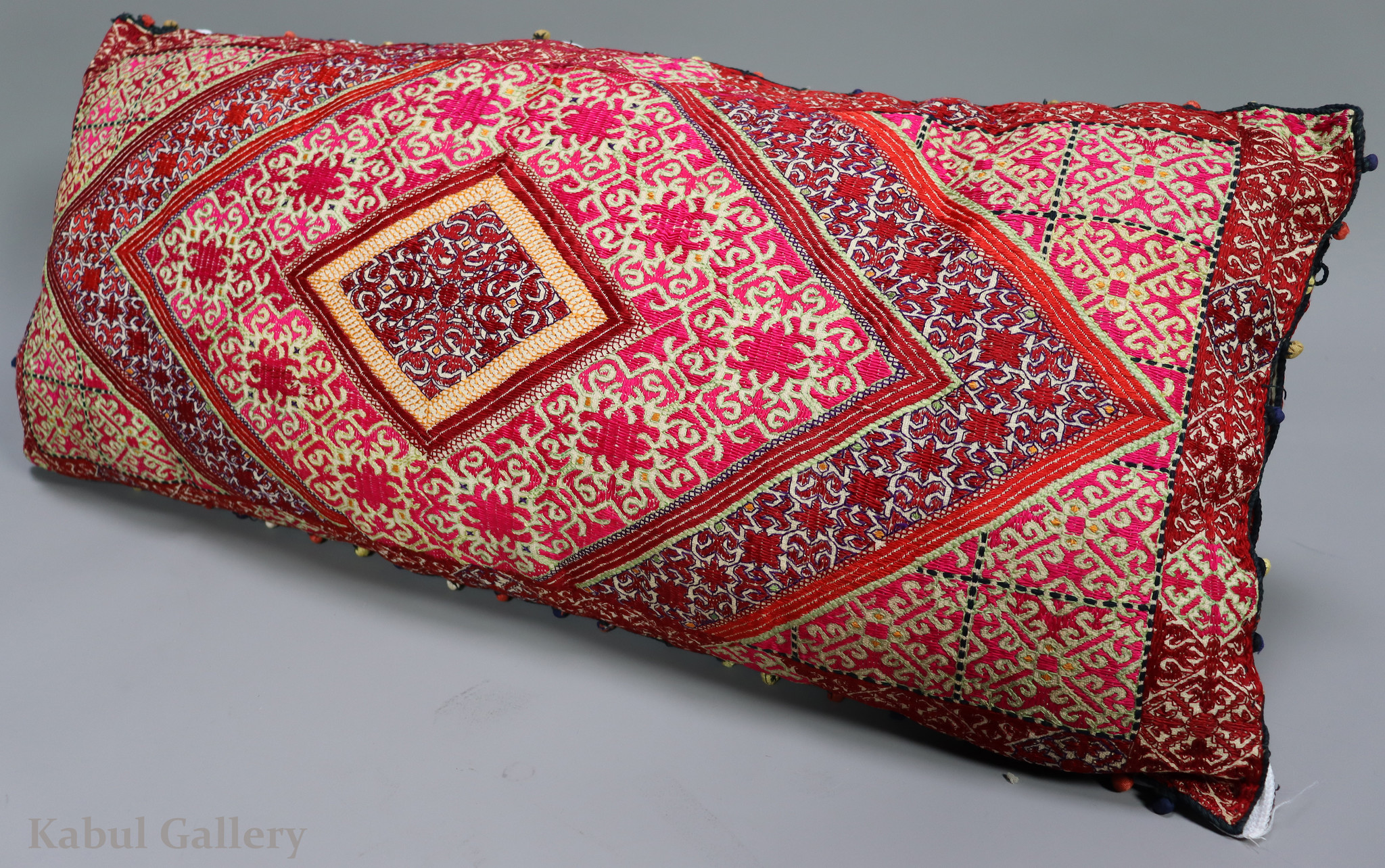 75x55 cm antique nomadic susani  cushion pillow  Swat Valley  pakistan No:14