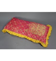 78x37 cm antik orient sitzkissen bodenkissen Pulkari Kissen Swat valley Pakistan cushion pillow 12