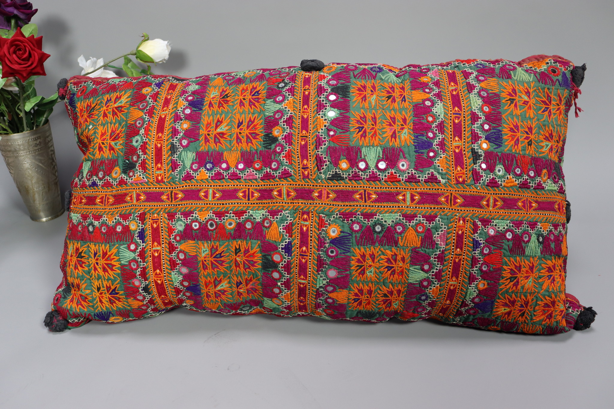 70x37 cmantique nomadic susani cushions cushion pillow   sindh pakistan No:4