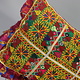 63x36 cm antik nomaden sitzkissen bodenkissen suzani Kissen Sindh Pakistan Nr-2