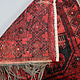 Antique Turkmen Ersari Elephant foot design Turkmen Rug Horse saddle cover blanket rug from Afghanistan (Afghan)