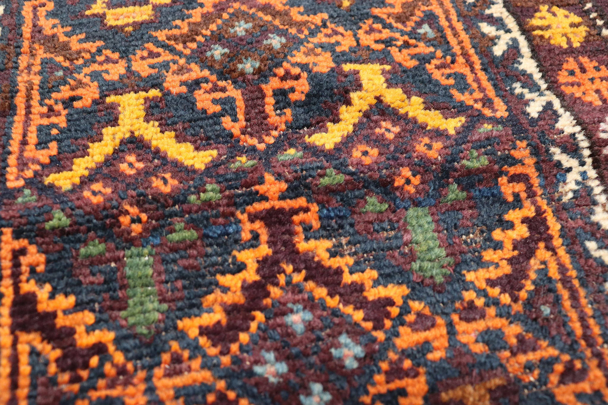 80x72 cm Antike  Nomaden Belotsche teppich