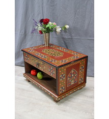 antik-look hand bemalt orient Massivholz Schrank Kommode Tisch Bohemian Regal aus afghanistan Mit Mogul Relief Miniaturmalerei-22/C