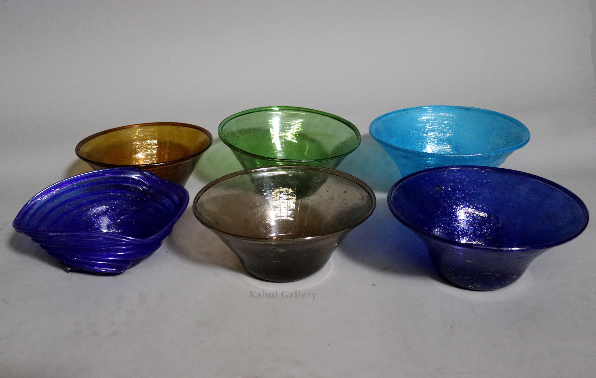 Glasvase Herat Afghanistan Hand-blown glassware 6-11