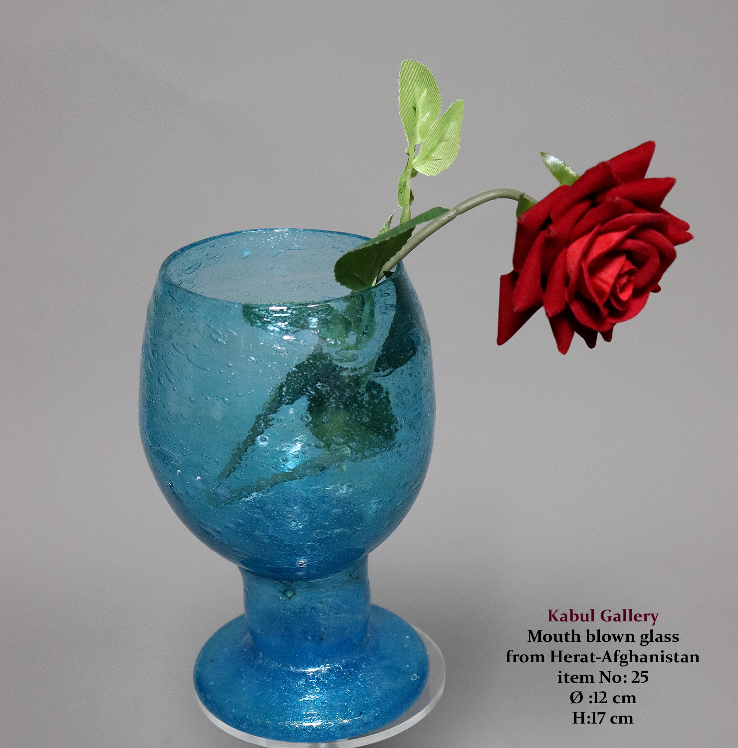 Handgefertigtes mundgeblasenes Glas Vasen Stadt Herat Afghanistan 19-27
