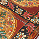 70x70 cm  orient vintage hand painted  low tea table Coffee side Table from Afghanistan 22/A