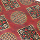 80x80 cm Orient Vintage handbemalter niedriger Teetisch beistelltisch aus Afghanistan 22/C