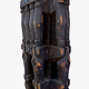 antique  orient solid hand-carved wooden Pillar column from Nuristan Afghanistan kohistan Pakistan  18/19 century  Exklusiv