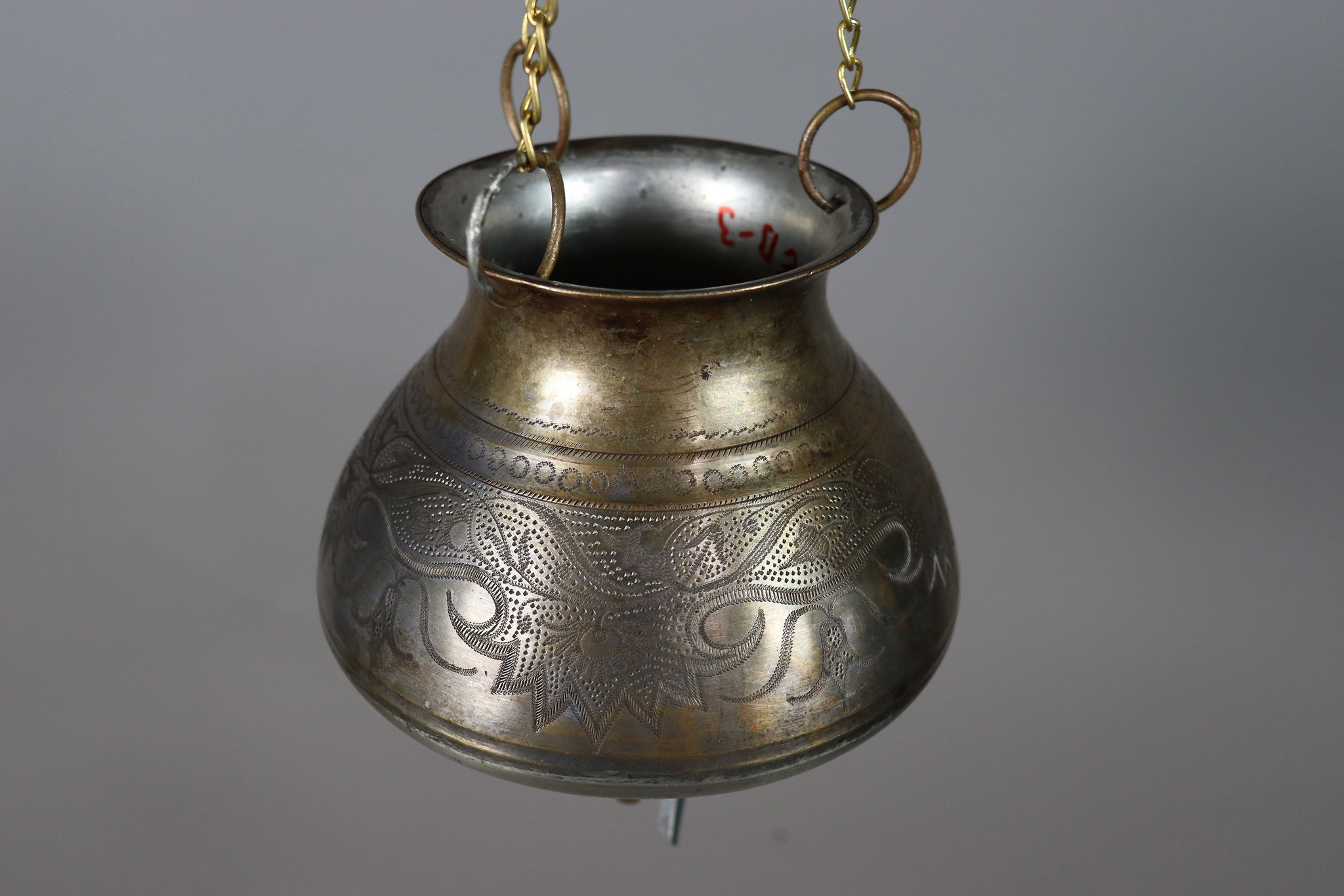 1 liters of antique solid brass orient Ayurvedic Shirodhara Panchakarma oil therapy Yoga Dhara vessel Patra india -No:  EB/3