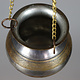 1 liters of antique solid brass orient Ayurvedic Shirodhara Panchakarma oil therapy Yoga Dhara vessel Patra india -No:  Eb/9