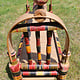 Antique Uzbek wooden children Baby cradle from Tashkurgan Nor-Afghanistan