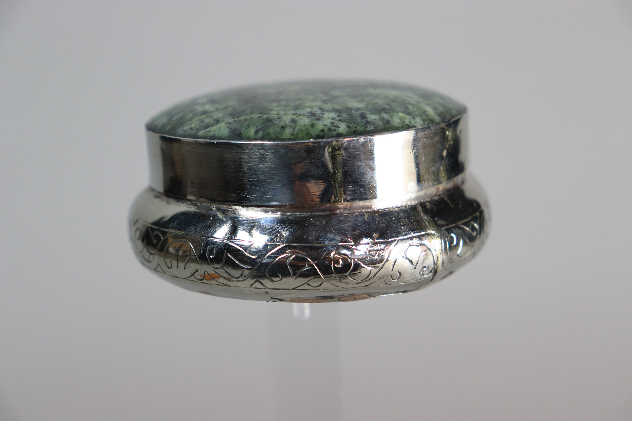 Extravagant handgefertigte messing Türkis -Edelstein büchse Schmuck Dose schatulle Kiste schmuckkiste Afghanistan Nr-IT48