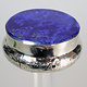 vintage Hand Crafted stunning Afghan Pillbox Box brass Lapis lazuli Gemstone decorated from Afghanistan No:IT51-60