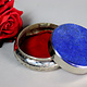 vintage Hand Crafted stunning Afghan Pillbox Box brass Lapis lazuli Gemstone decorated from Afghanistan No:IT51-60