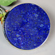 vintage Hand Crafted stunning Afghan Pillbox Box brass Lapis Lazuli decorated from Afghanistan No:IT62