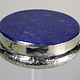 vintage Hand Crafted stunning Afghan Pillbox Box brass Lapis Lazuli decorated from Afghanistan No:IT62