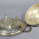 Extravagant handmade  oriental nickel silver entree dishes Bowl Tureen With Lid And Handles from Afghanistan No:K