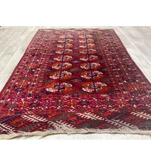 120x83 cm antique ersari hand-knotted  turkmen  bukhara  carpet. 22/2