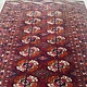 120x83 cm antique ersari hand-knotted  turkmen  bukhara  carpet. 22/2