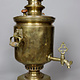 Antique Imperial Russian Tula charcoal Brass Samovar withe 28 medals stamp No:22/1