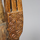 anantique orient solid hand-carved wooden hook from Nuristan Afghanistan kohistan Pakistan  19 century Exklusiv 22/B